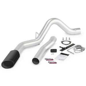 Chevrolet 2500 Performance Exhaust - Banks Power - Monster, Single Exit, Black SideKick Tip - Black - 2015